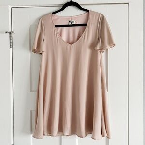 Show Me Your Mumu Kylie Mini Dress - Pale Pink